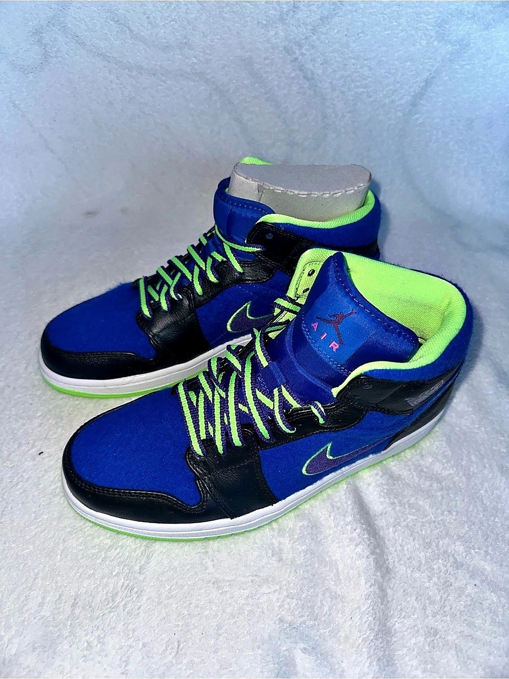 Jordan Mens Air Jordan 1 Mid Bel Air Midtop Sneakers Size 8 Joker
